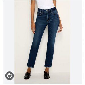 Good American Women's Straight Leg Jeans - Dark Blue